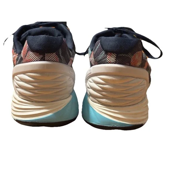 Women's Black Floral Nike Lunarglide 6 Athletic Running/Walking Shoes Size 9 - Picture 7 of 11